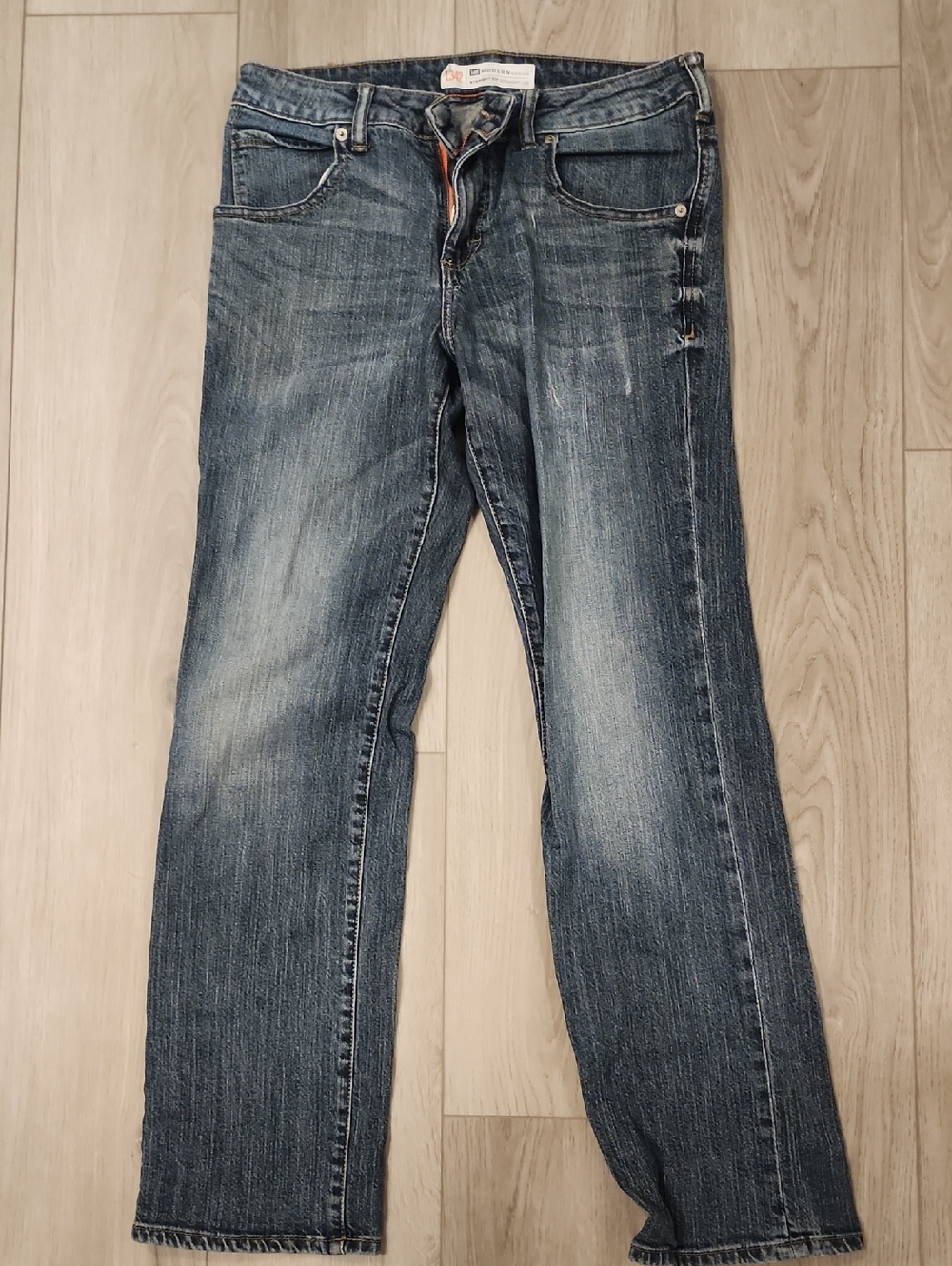 L342 30x32 Straight Leg Blue Denim Jeans